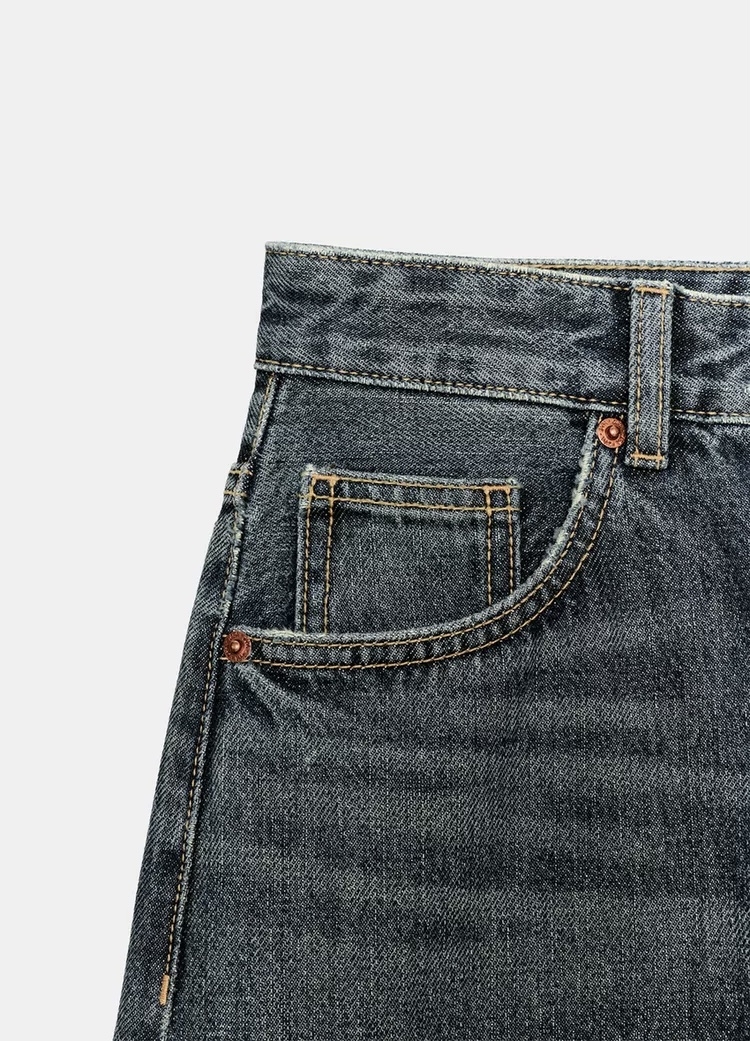 شلوار جین کمر بلند با دمپای گشاد برند ZARA ORIGINAL اورجینال NEW 2026 