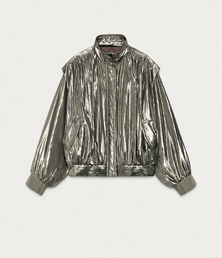 کاپشن یقه باز زنانه برند ZARA ORIGINAL زارا اورجینال NEW 2026 انگلستان 