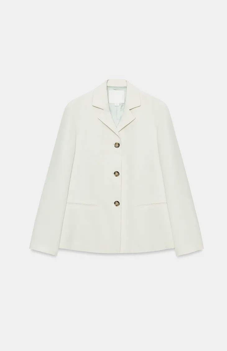  کت بلیزر زنانه لینن با طراحی کلاسیک و شیک برند ZARA ORIGINAL زارا اورجینال NEW 2026 انگلستان 