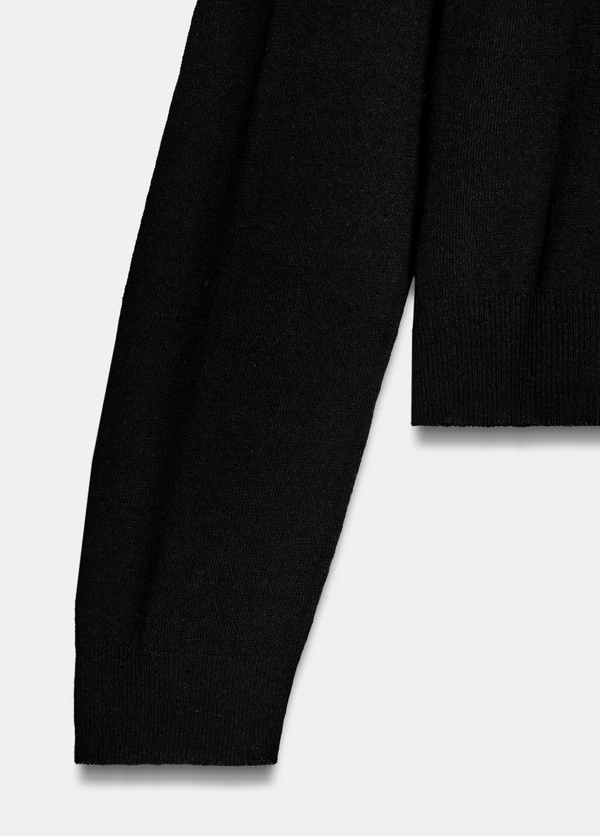  پلیور بافتنی با یقه گرد و آستین‌ بلند برند ZARA ORIGINAL اورجینال NEW 2026 