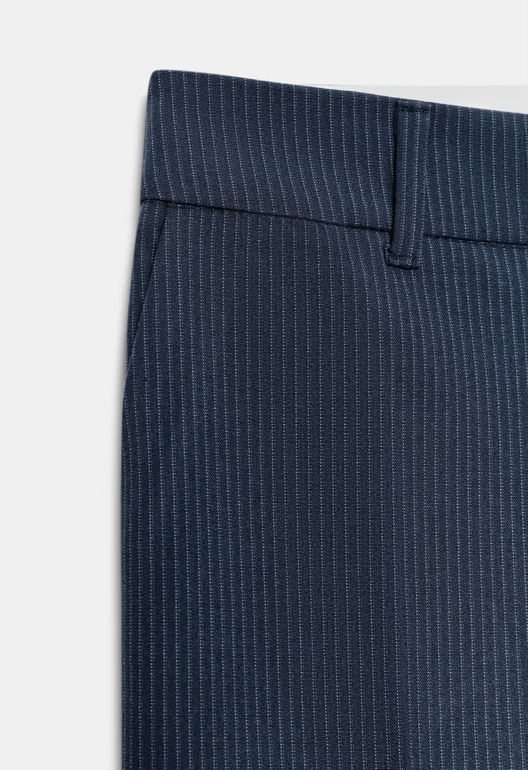  شلوار کتان مدرن با خط اتوی کلاسیک و فاق کوتاه برند ZARA ORIGINAL اورجینال NEW 2026 