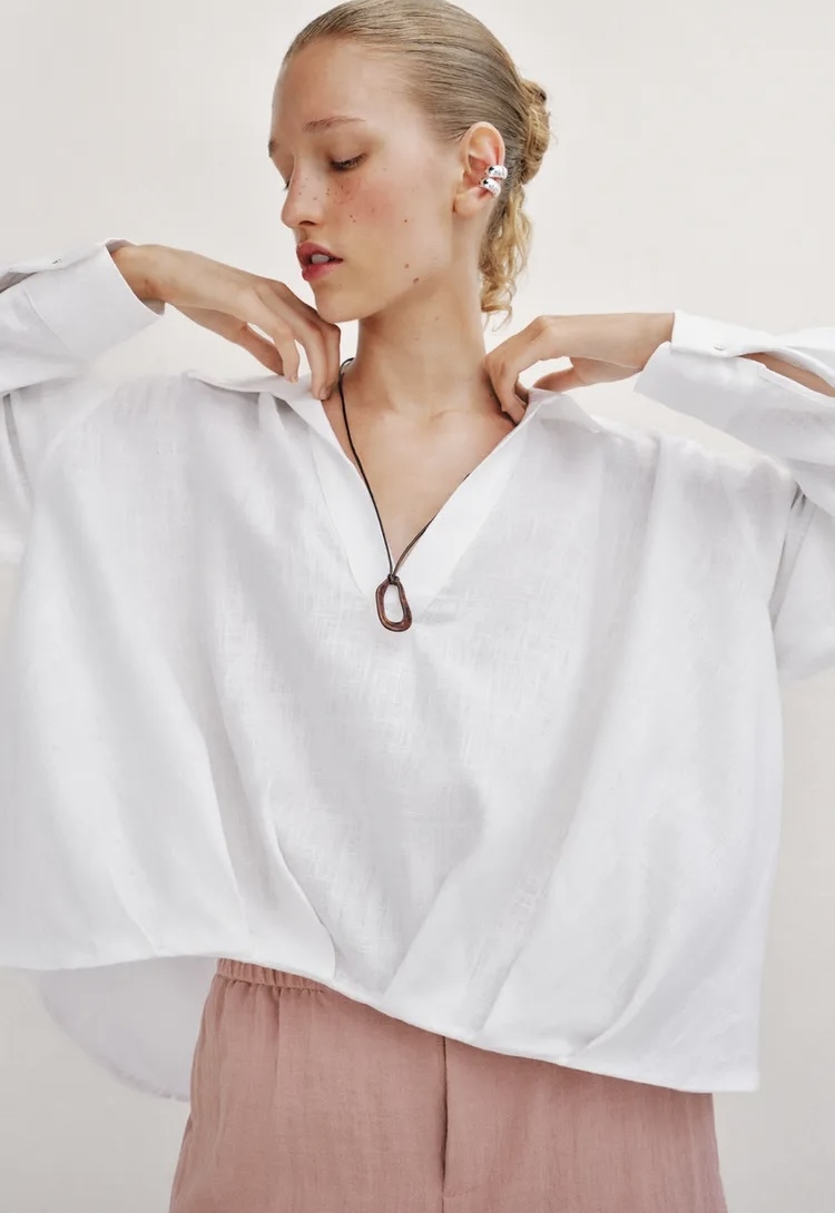  پیراهن لینن شیک و مدرن برند ZARA ORIGINAL اورجینال NEW 2026 