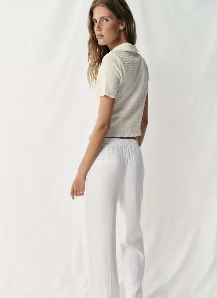  ژاکت کژوال یقه هفت - مدل کلاسیک آستین کوتاه برند ZARA ORIGINAL اورجینال NEW 2026 