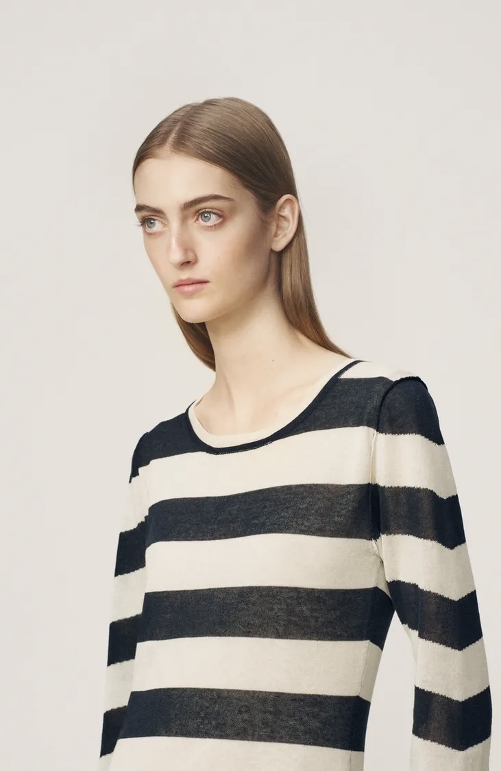 پیراهن یقه گرد با طراحی A-line و خطوط تزئینی برند ZARA ORIGINAL زارا اورجینال NEW 2026 انگلستان