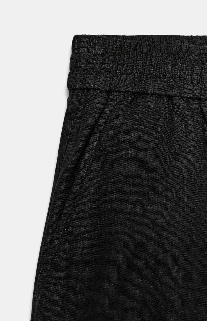 شلوارک برمودا از جنس ترکیبی کتان برند ZARA ORIGINAL اورجینال NEW 2026 