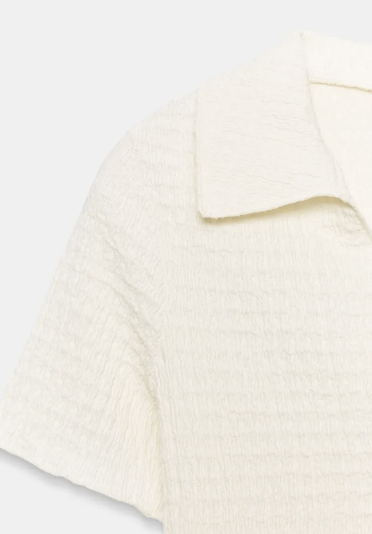  ژاکت کژوال یقه هفت - مدل کلاسیک آستین کوتاه برند ZARA ORIGINAL اورجینال NEW 2026 