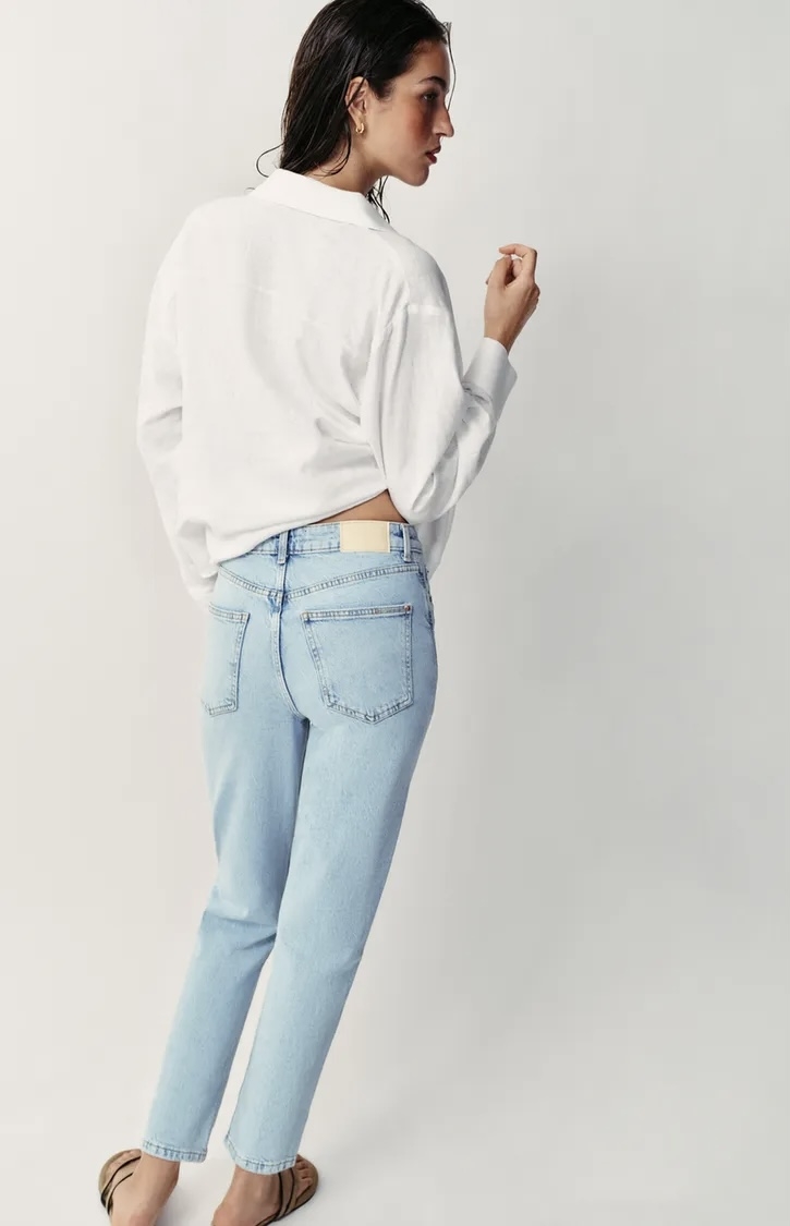 شلوار مامفیت کشیده برند ZARA ORIGINAL زارا اورجینال NEW 2026 انگلستان
