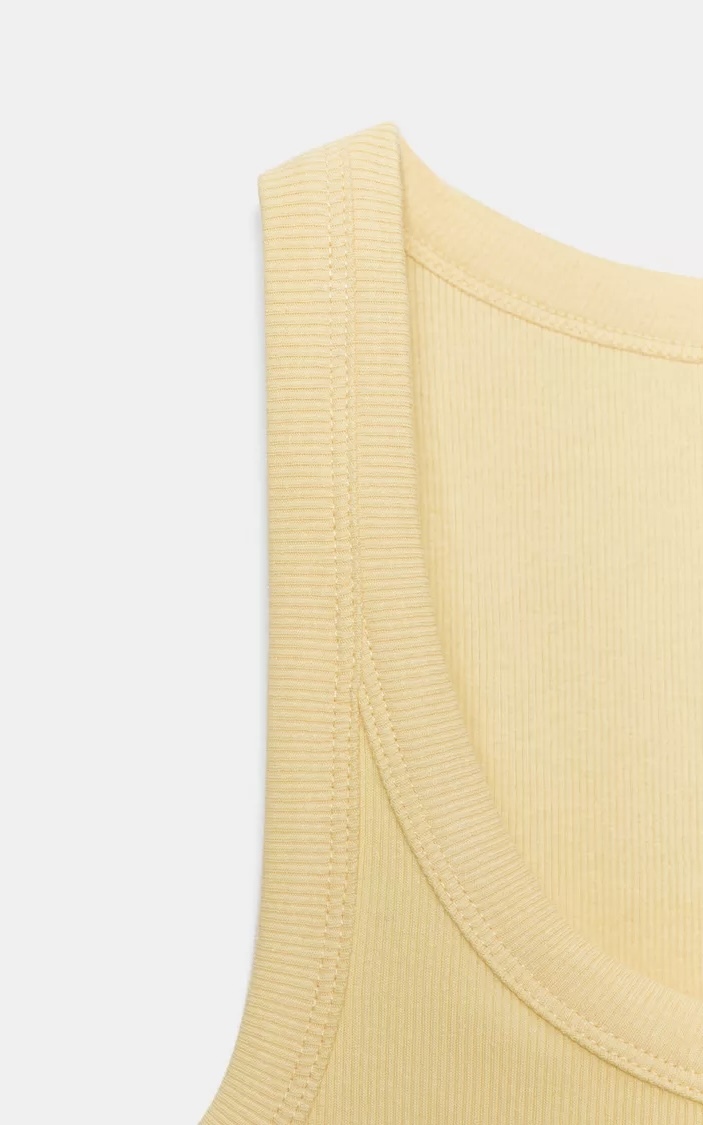  تاپ نخی بدون آستین برند ZARA ORIGINAL اورجینال NEW 2026 