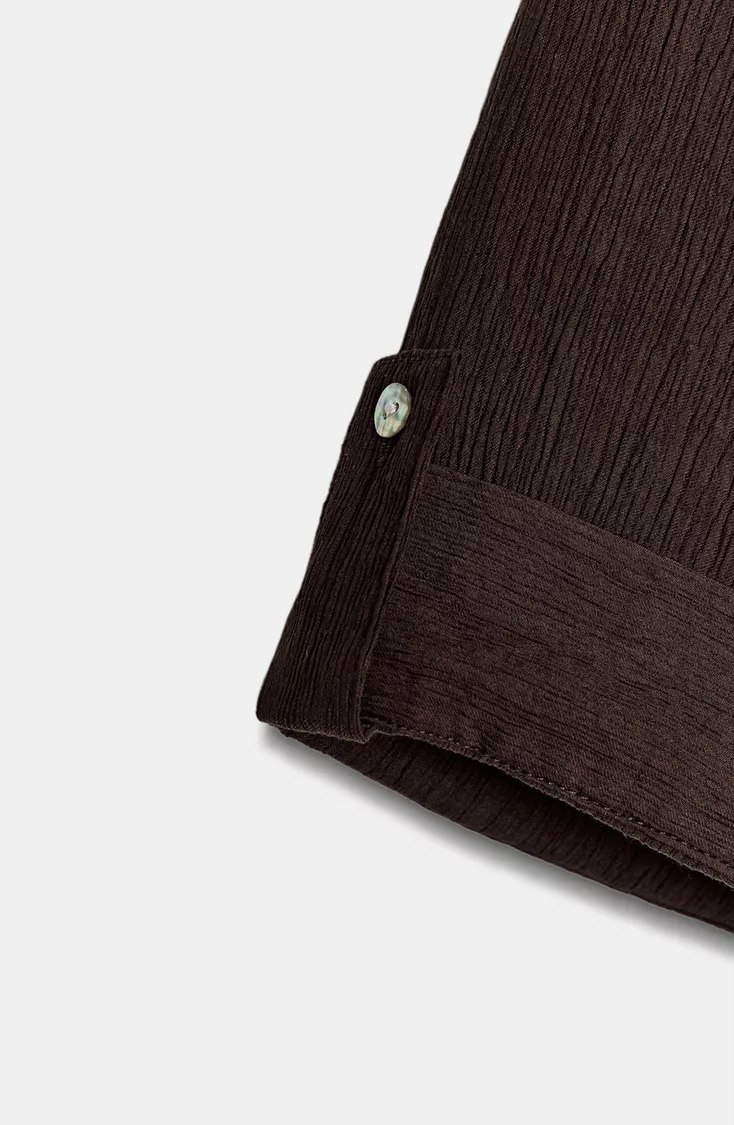  پیراهن یقه V کژوال با آستین کوتاه برند ZARA ORIGINAL زارا اورجینال NEW 2026 انگلستان 