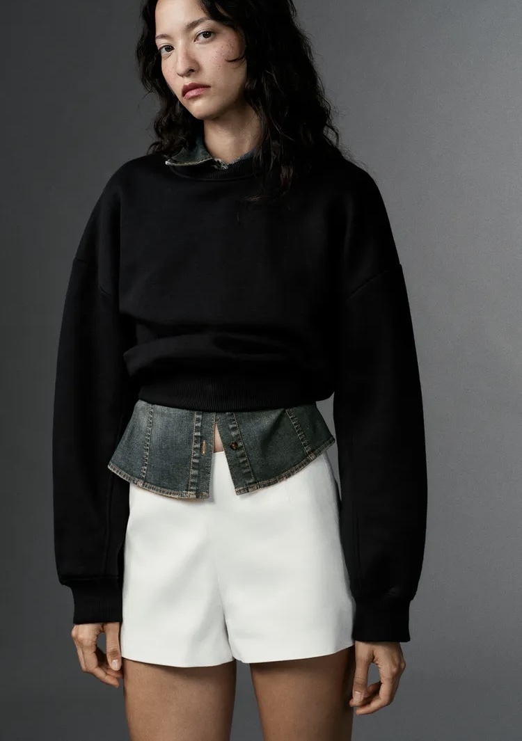  شلوارک کمر بلند زنانه؛ ترکیب راحتی و استایل شیک برند ZARA ORIGINAL اورجینال NEW 2026 