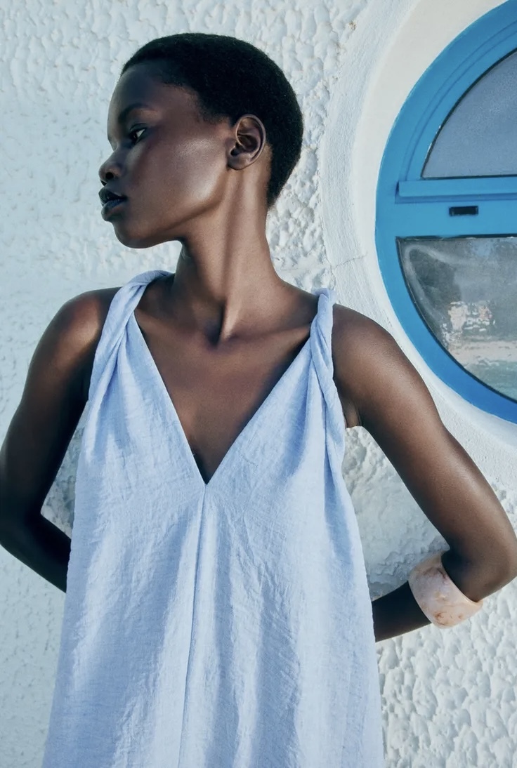 پیراهن بدون آستین مدل Twist برند ZARA ORIGINAL زارا اورجینال NEW 2026 انگلستان