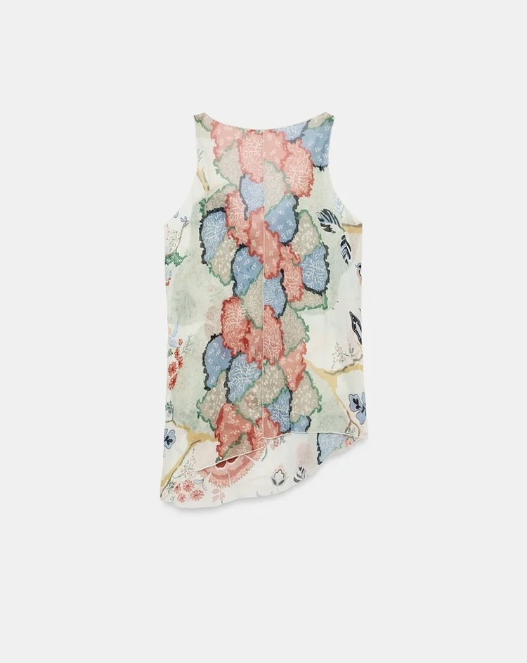  تاپ از جنس نخ ویسکوز برند ZARA ORIGINAL اورجینال NEW 2026 