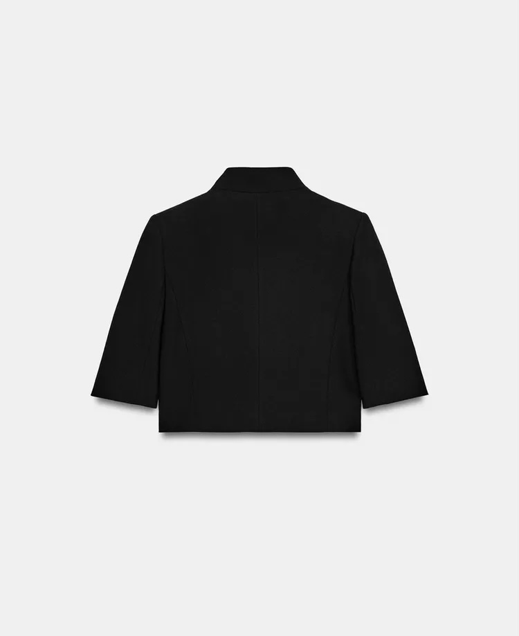  کت بلیزر یقه باز و آستین کوتاه برند ZARA ORIGINAL اورجینال NEW 2026 