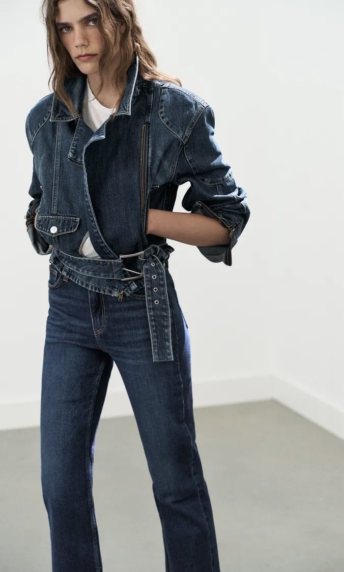 شلوار جین کمر بلند زنانه؛ ترکیبی از استایل مدرن و راحتی برند ZARA ORIGINAL اورجینال NEW 2026