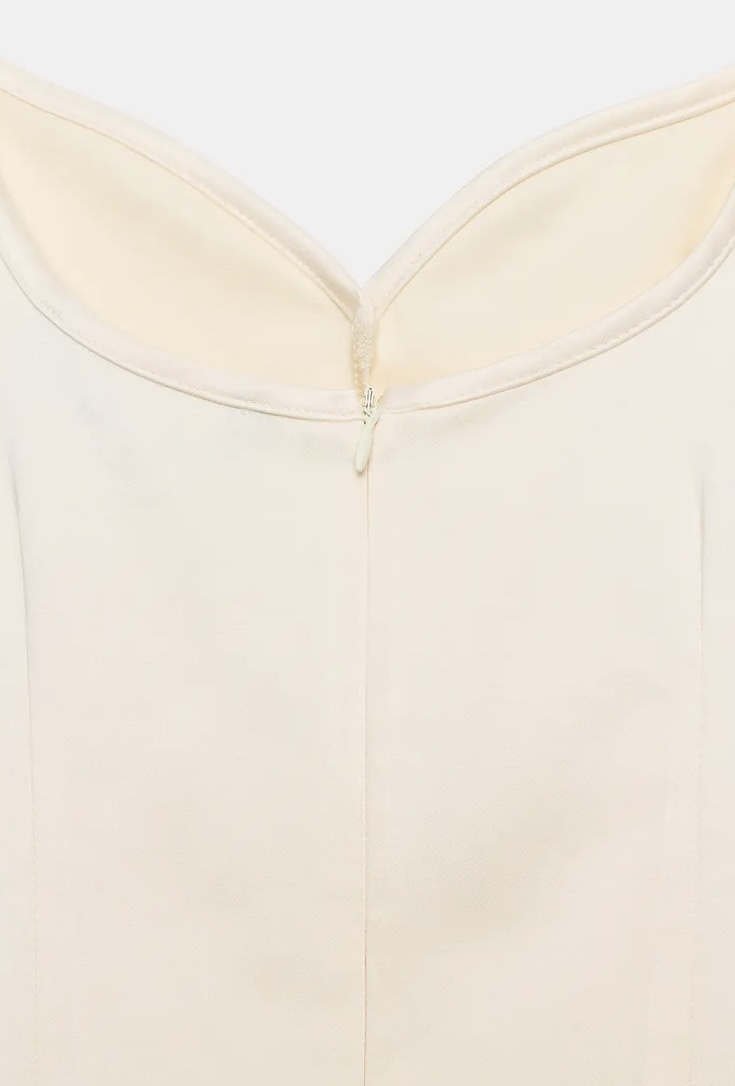  تاپ ساتن با طراحی مینیمال و دوخت ظریف برند ZARA ORIGINAL زارا اورجینال NEW 2026 انگلستان 