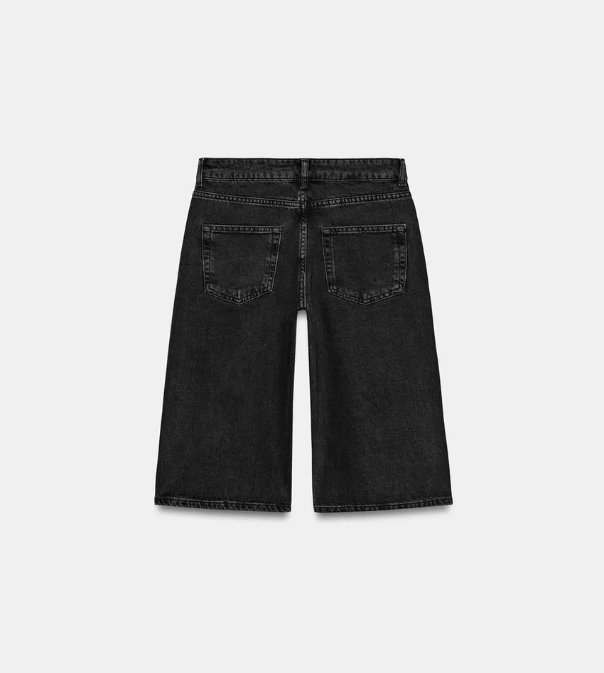  شلوارک برمودا کمر جین ZARA ORIGINAL اورجینال NEW 2026 