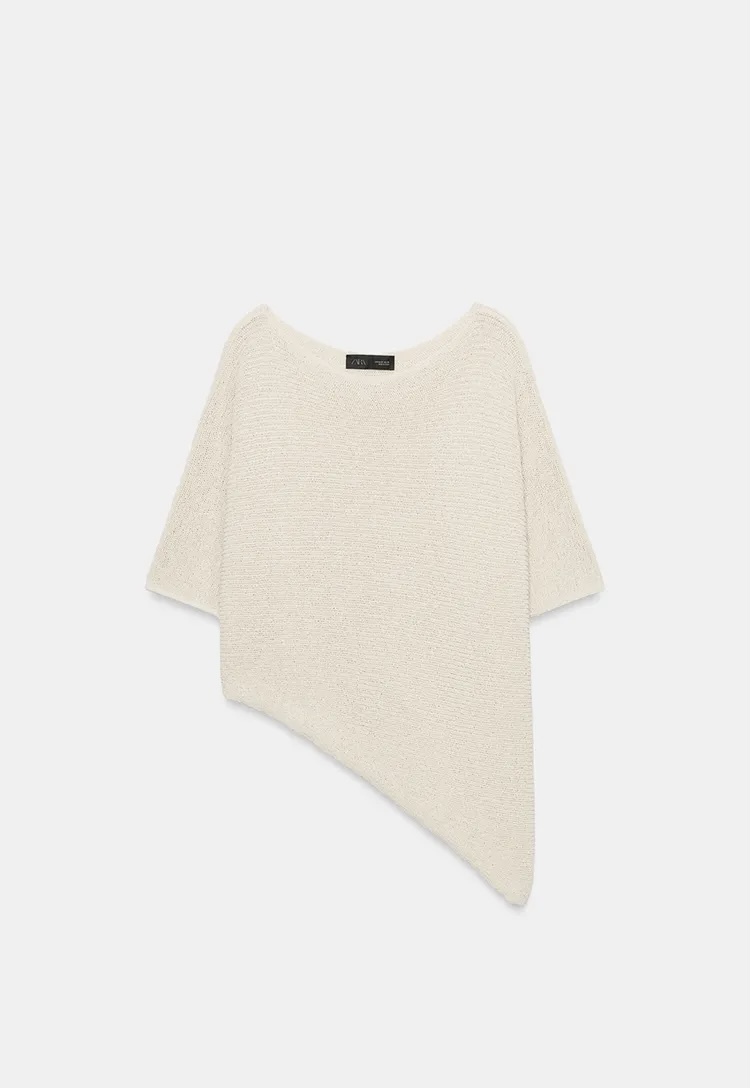  پلیور بافتنی نمای دو لایه برند ZARA ORIGINAL اورجینال NEW 2026 