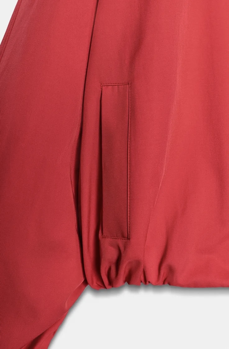  کاپشن بامبر یقه هفت آستین پفی برند ZARA ORIGINAL زارا اورجینال NEW 2026 انگلستان 