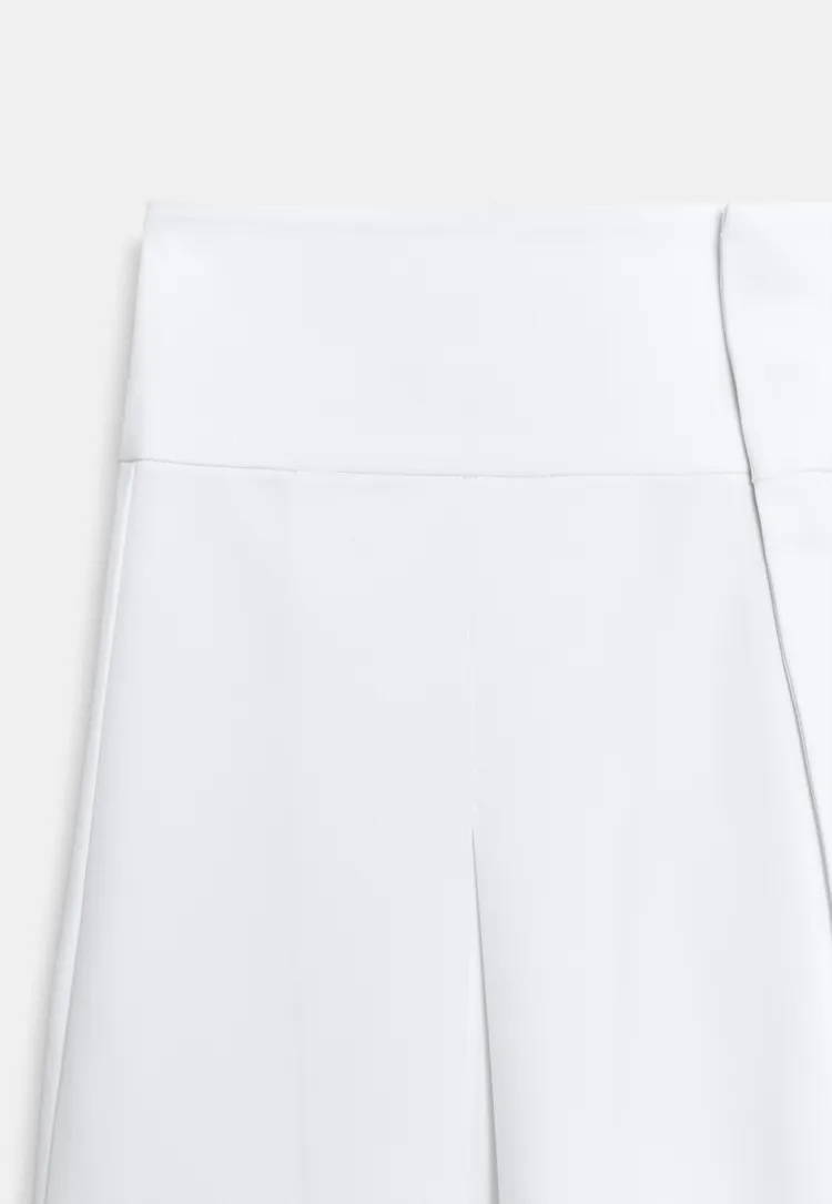  شلوار کتان با طراحی کلاسیک و پلیسه برند ZARA ORIGINAL اورجینال NEW 2026 
