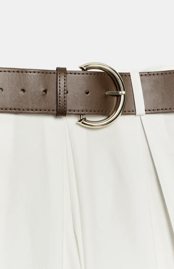  شلوار کلاسیک کمر بلند با طراحی پاچه‌ی گشاد برند ZARA ORIGINAL زارا اورجینال NEW 2026 انگلستان 