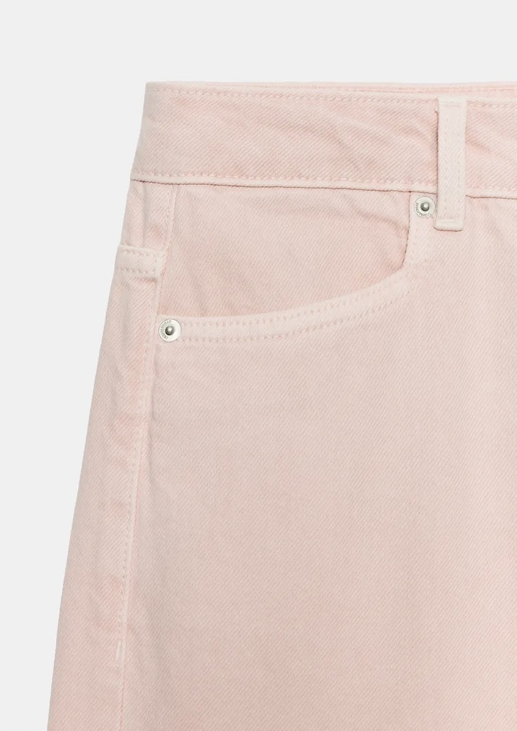  شلوارک برمودا جین گلبه ای برند ZARA ORIGINAL اورجینال NEW 2026 