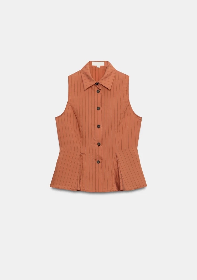  جلیقه کلاسیک یقه دار با برش کلوش برند ZARA ORIGINAL زارا اورجینال NEW 2026 انگلستان 