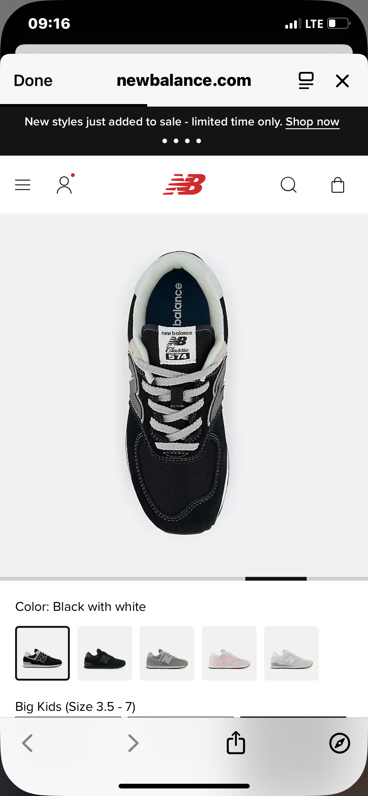 کفش پیاده روی New Balance Walking واکینگ نیوبالانس اورجینال X New کد GC574EVB