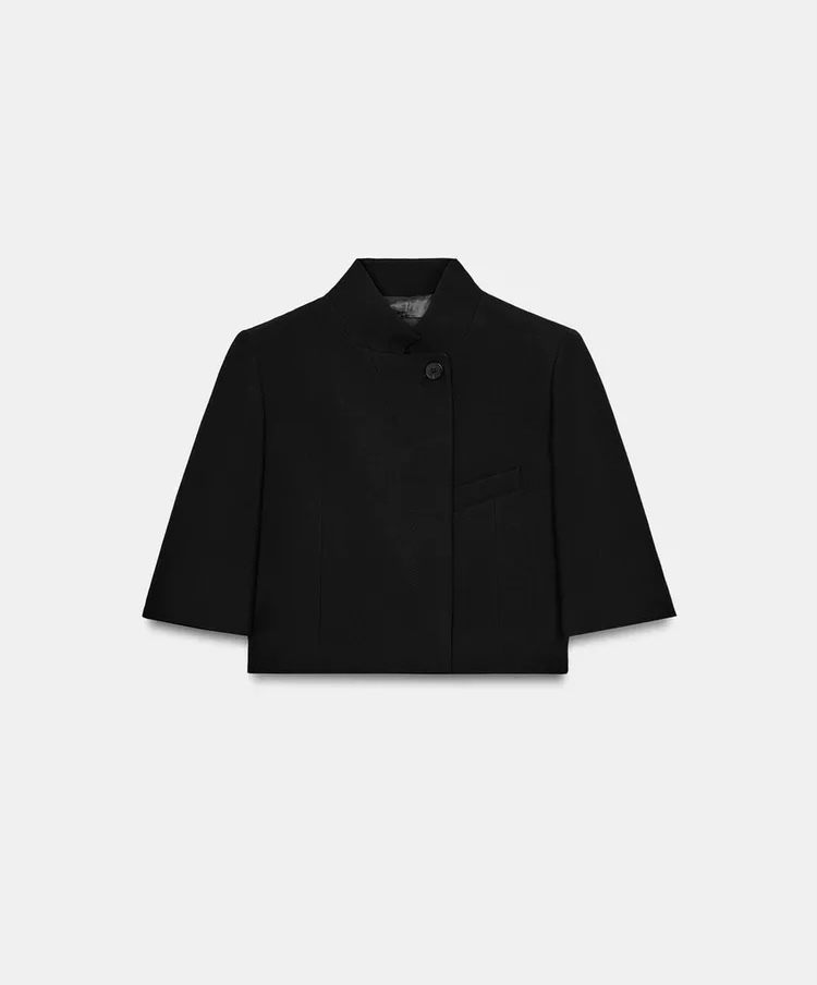  کت بلیزر یقه باز و آستین کوتاه برند ZARA ORIGINAL اورجینال NEW 2026 