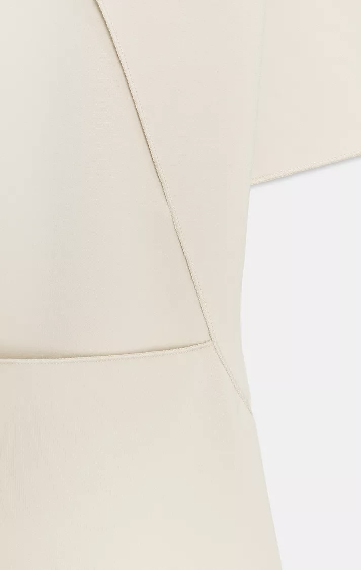  تی شرت یقه گرد مدل “Minimalist Detail” با برش پشت برند ZARA ORIGINAL اورجینال NEW 2026 
