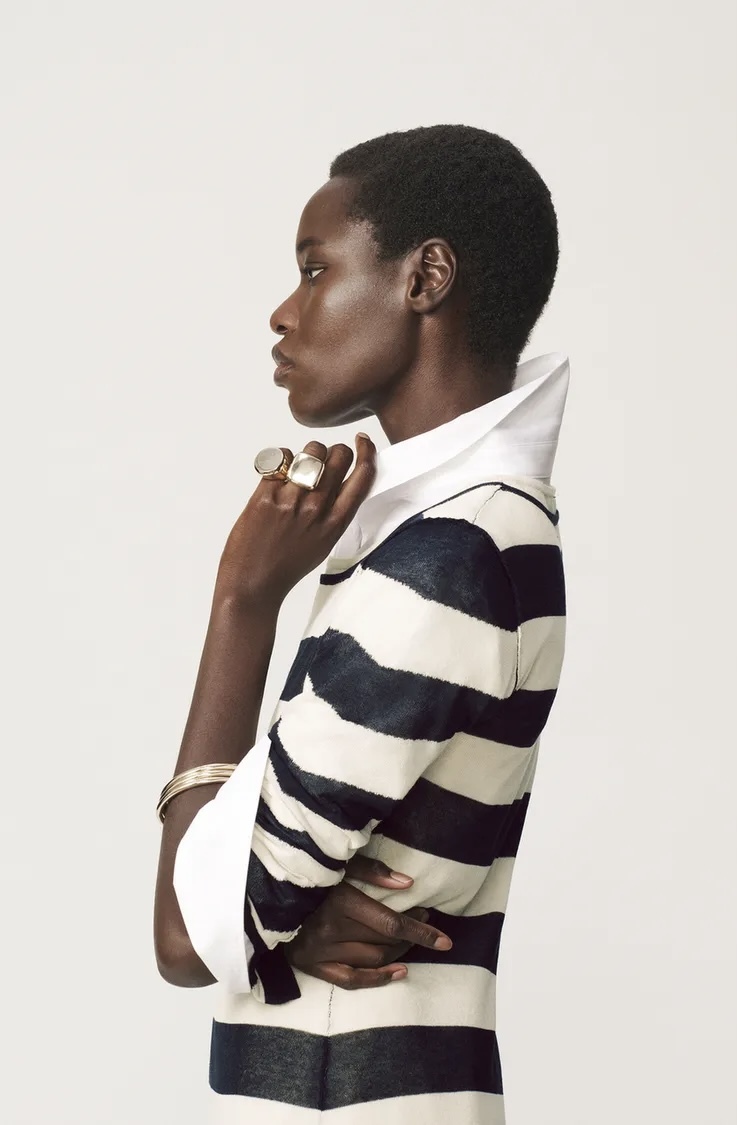 پیراهن یقه گرد با طراحی A-line و خطوط تزئینی برند ZARA ORIGINAL زارا اورجینال NEW 2026 انگلستان