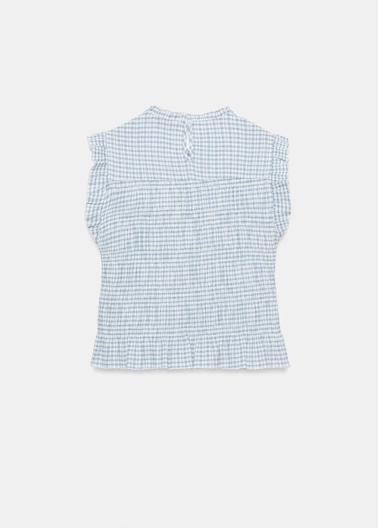  تاپ یقه گرد با جزئیات پشت برند ZARA ORIGINAL اورجینال NEW 2026 