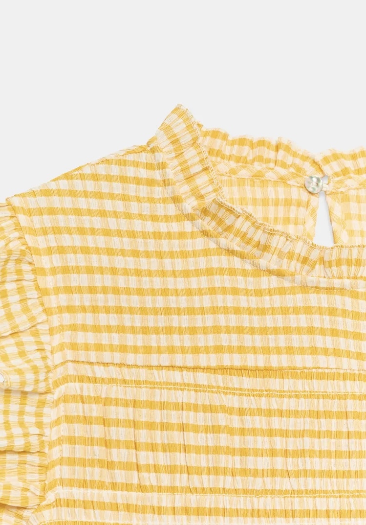  تاپ بدون آستین با جزئیات چین دار برند ZARA ORIGINAL اورجینال NEW 2026 