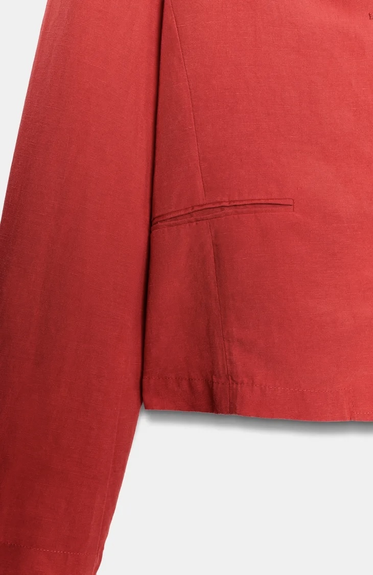 کت کلاسیک با دکمههای متضاد برند ZARA ORIGINAL زارا اورجینال NEW 2026 انگلستان